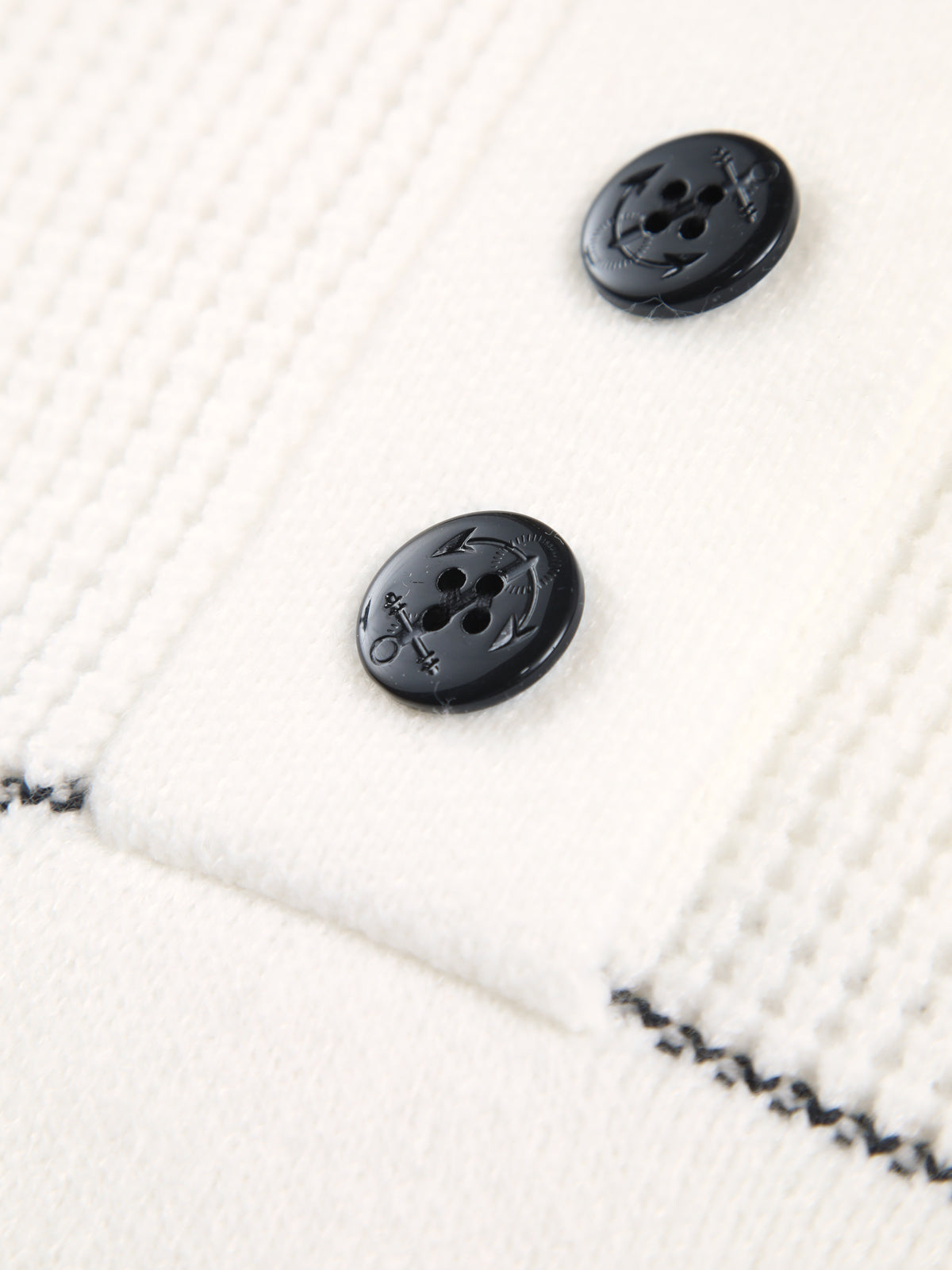 ATISSE – Women's Open Collar Button Knit Sweater