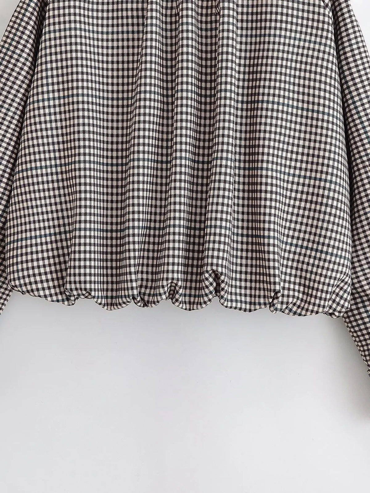 ATISSE – Women’s Plaid Cropped Jacket – Check Print Bomber Jacket