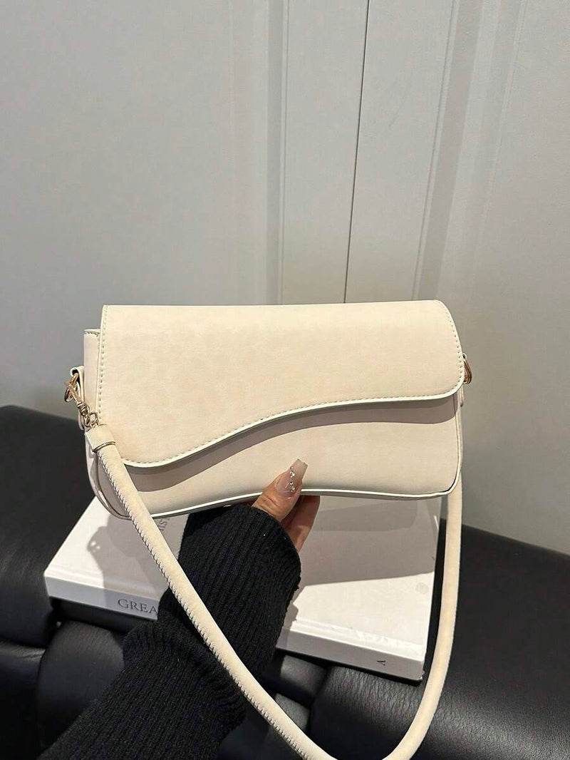 ATISSE VINTAGE ECLIPSE – Bolso baguette de hombro para mujer – Bolso bandolera vintage efecto piel