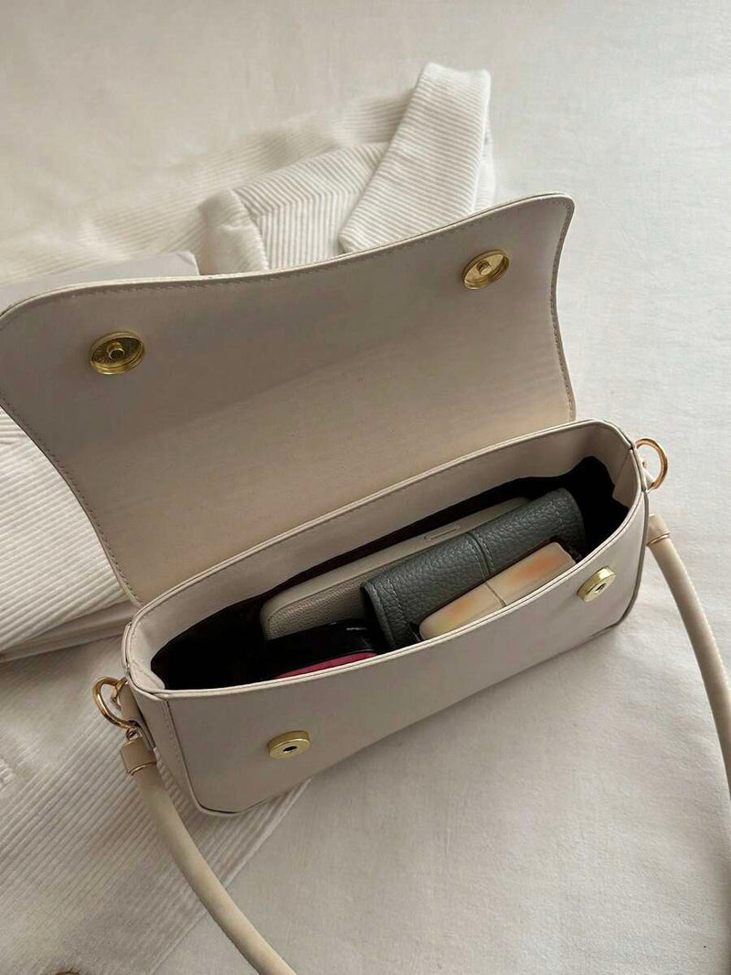 ATISSE VINTAGE ECLIPSE – Bolso baguette de hombro para mujer – Bolso bandolera vintage efecto piel
