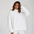 ATISSE SIENNA – Women's Oversized Turtleneck Sweater – Soft Knit Long Sleeve Winter Jumper