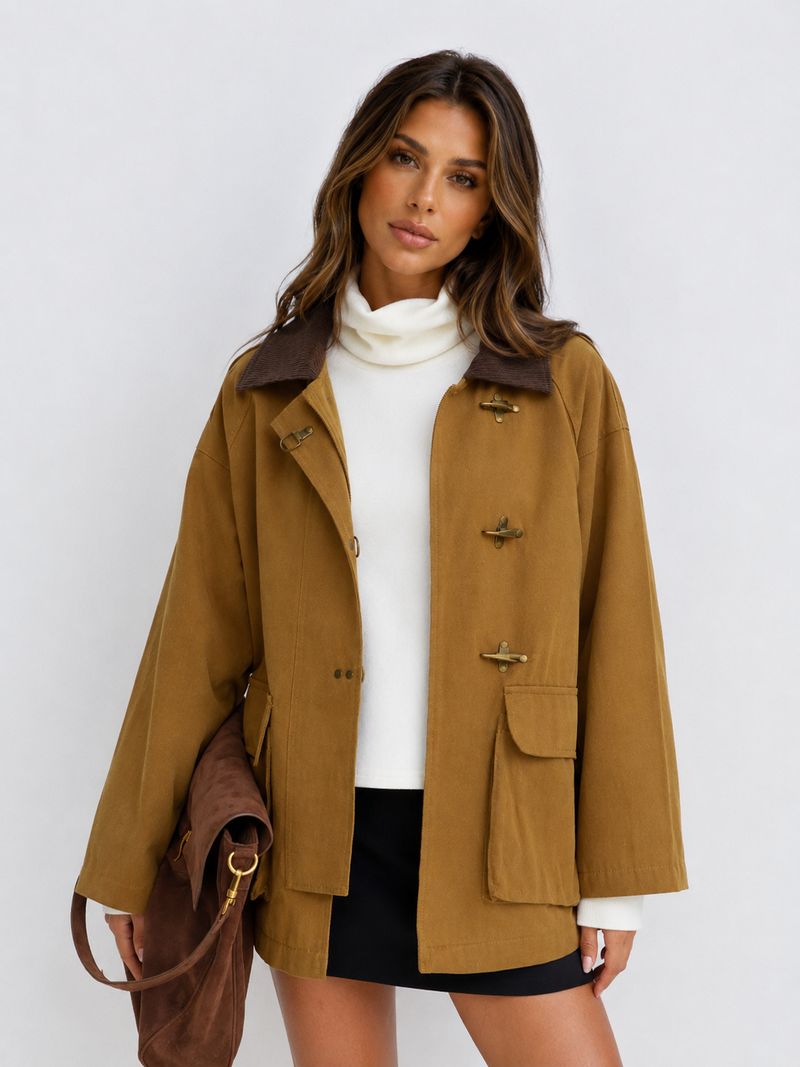 ATISSE HARPER – Women's Vintage Utility Cargo Jacket