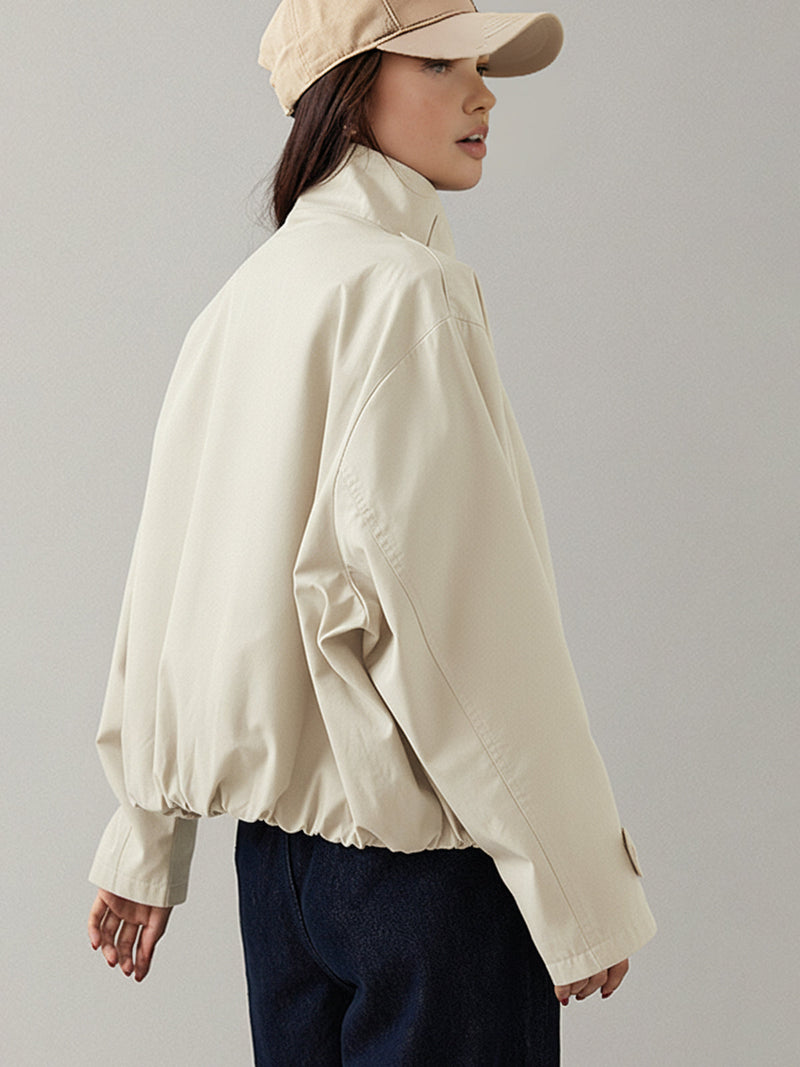 ATISSE – Women's Oversized Vintage Trench Coat – Relaxed Fit Brown Long Sleeve Autumn Outerwear Jacket