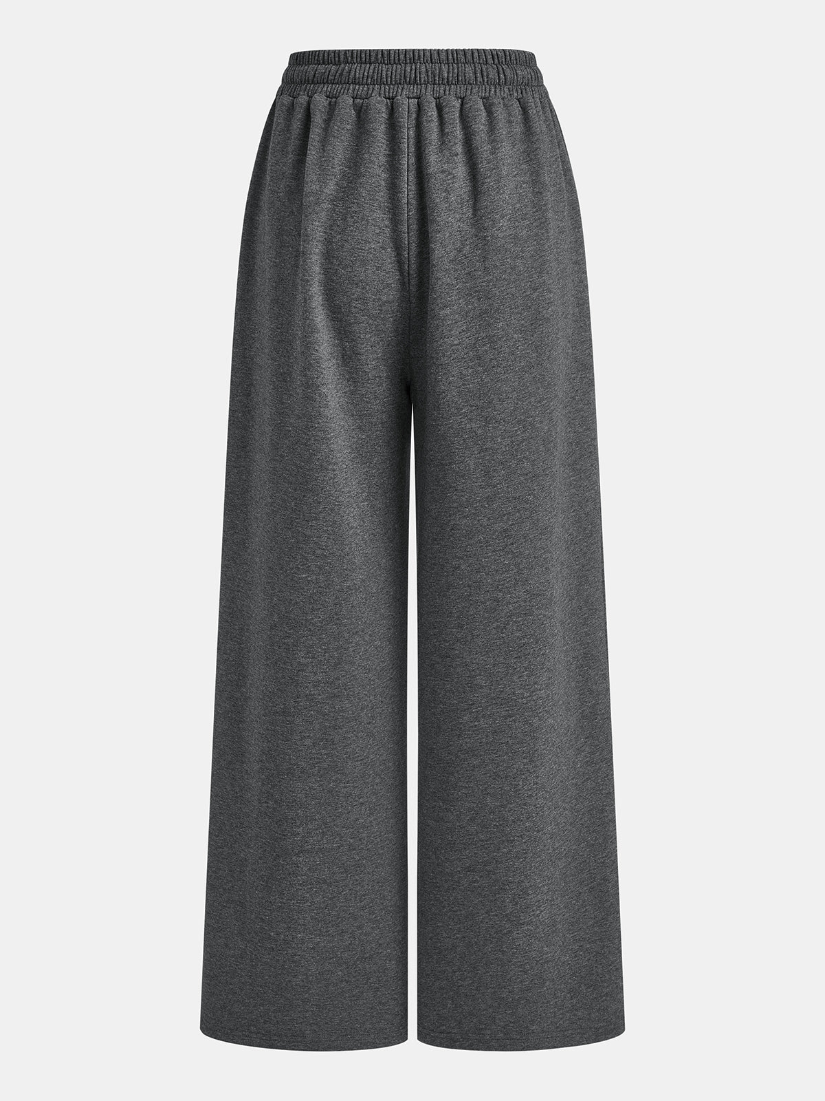 ATISSE – Women's Grey Half Zip Sweatshirt & Wide Leg Pants Set – Relaxed Two-Piece Lounge Outfit