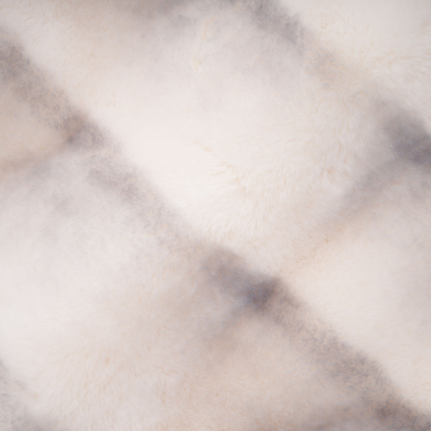 ATISSE ALINA – Women's White Faux Fur Jacket – Luxury Cropped Winter Coat with Gradient Finish
