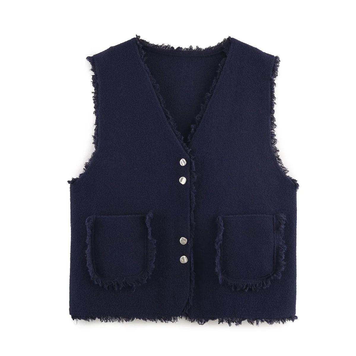ATISSE – Women’s Knit Vest – Button Front Sleeveless Cardigan