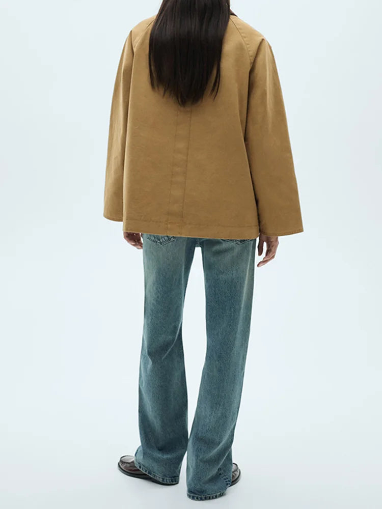 ATISSE HARPER – Women's Vintage Utility Cargo Jacket
