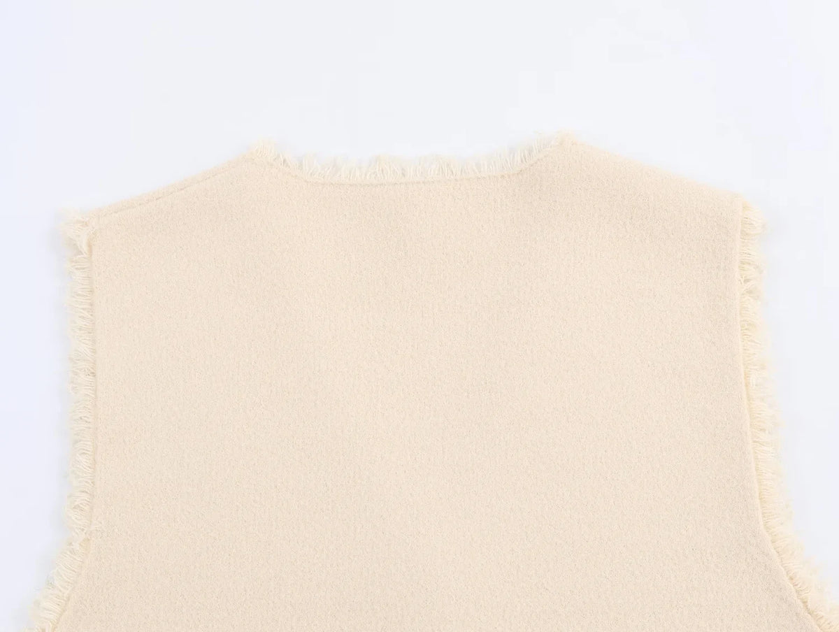 ATISSE – Women’s Knit Vest – Button Front Sleeveless Cardigan