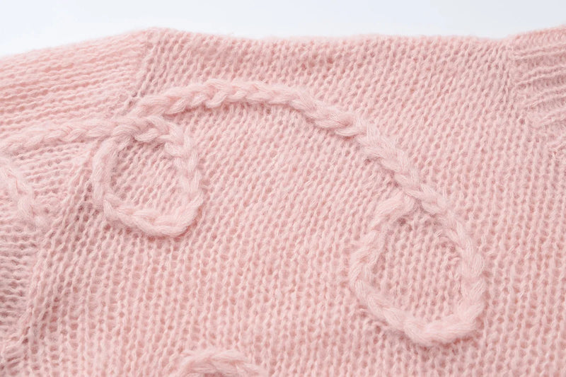 ATISSE JOHAN – Women's Cable Knit Sweater – Premium Wool Blend Jumper