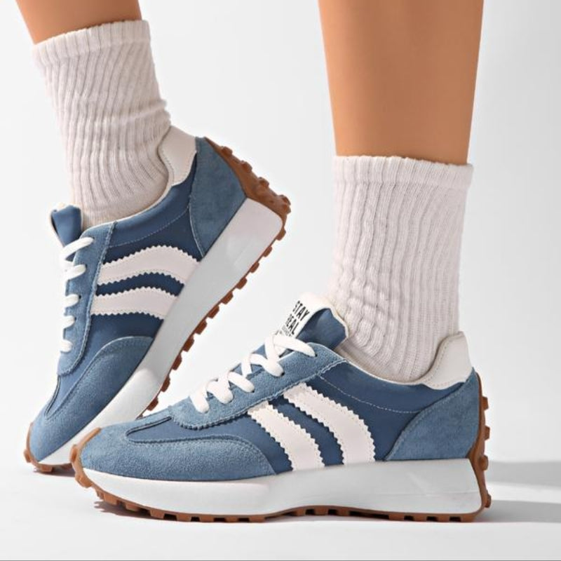 ATISSE Women's Orthopedic Platform Sneakers – Retro Chunky Sole Walking Shoes – Comfortable Casual Trainers