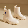 ATISSE – Women's Waterproof Chelsea Rain Boots – Non-Slip Chunky Sole Ankle Boots