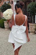 ATISSE CARRIE ICON — Minivestido con lazo de perlas (Blanco)