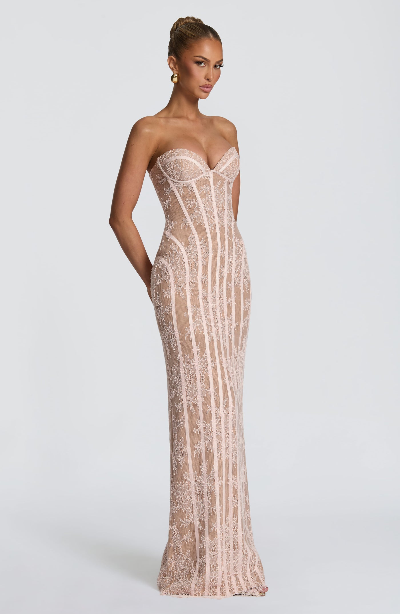 ATISSE BLUSH ICON — Vestido Maxi