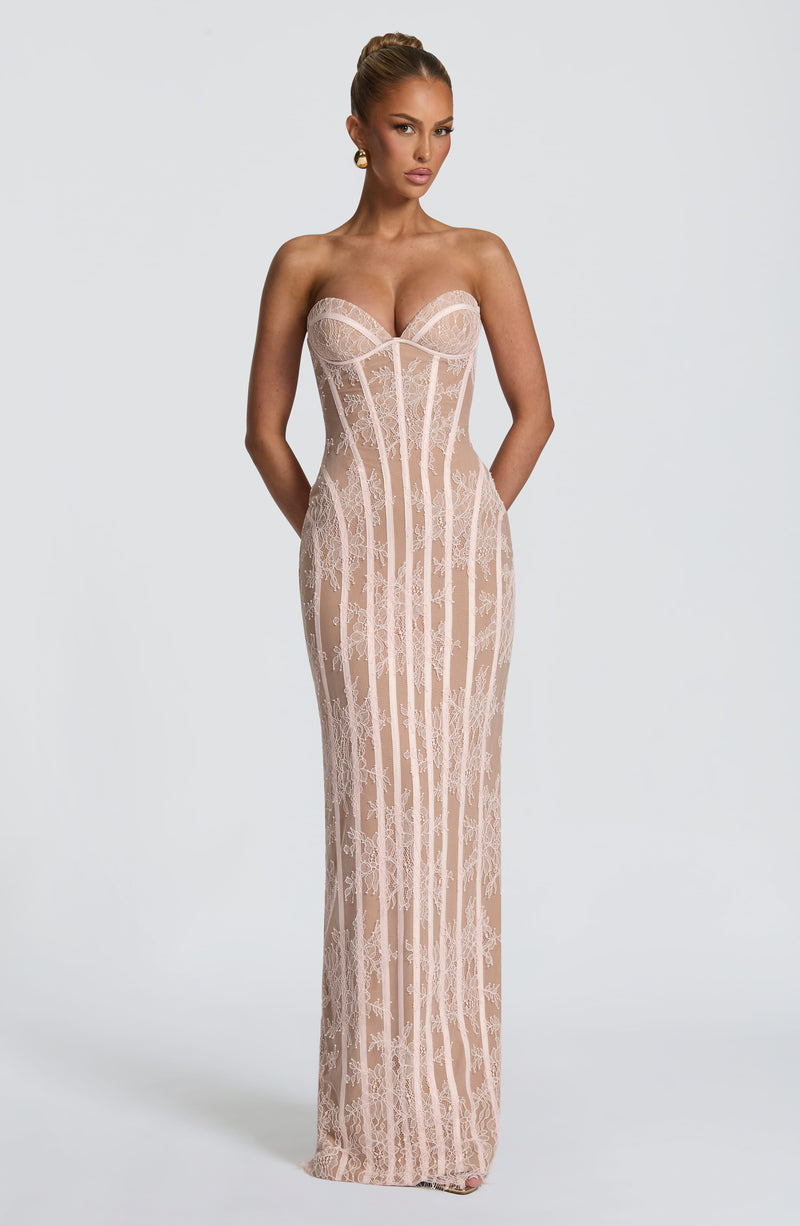 ATISSE BLUSH ICON — Vestido Maxi